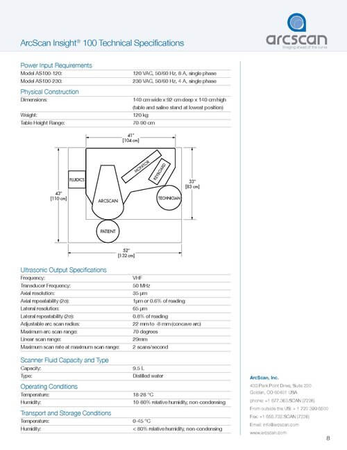 ArcScan Spec Sheet